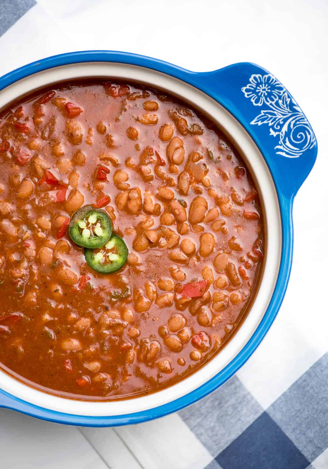 Instant Pot Mexican Pinto Beans | Valerie's Kitchen