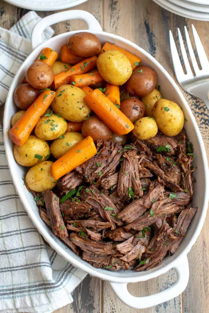 Instant Pot Pot Roast with Vegetables | Valerie's Kitchen